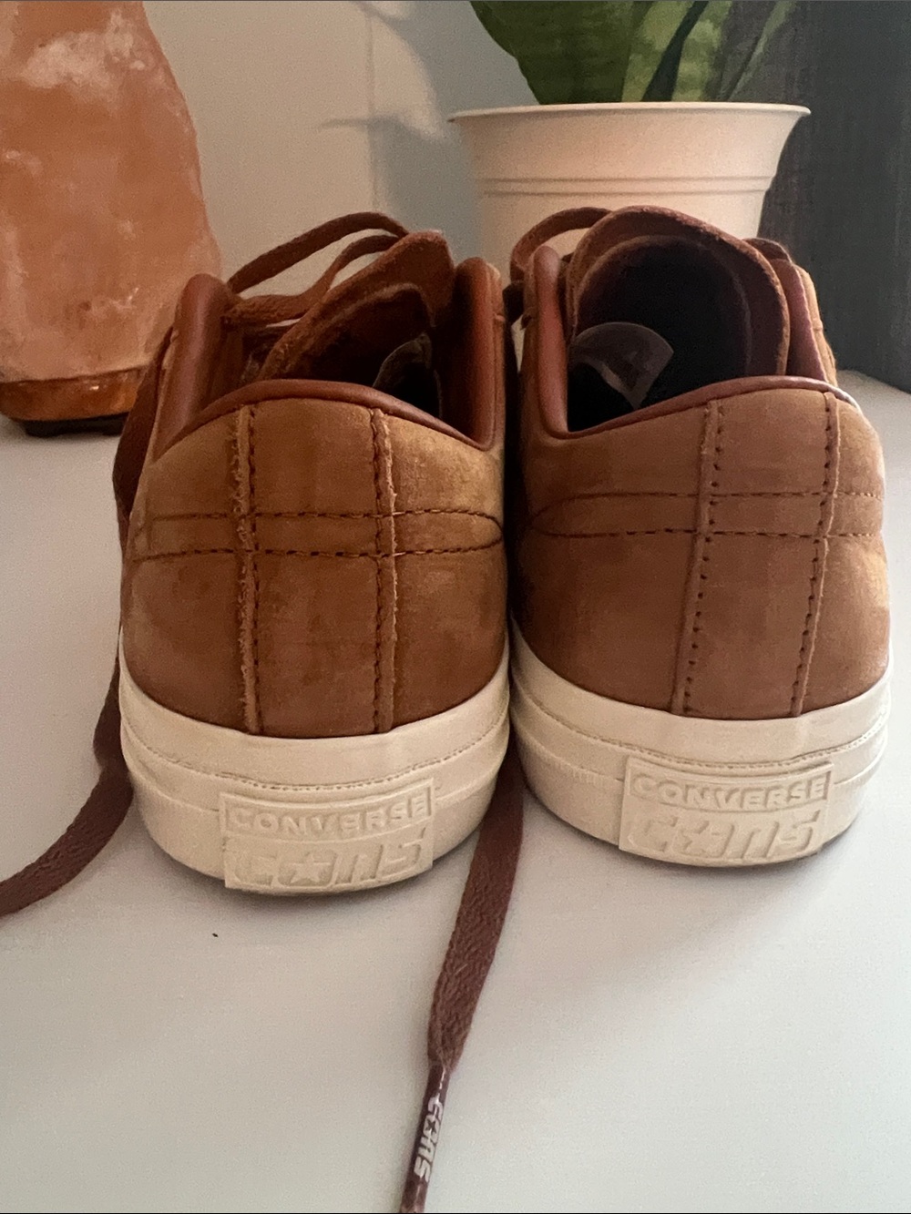 Leather Converse One Stars - Picture 3 of 5